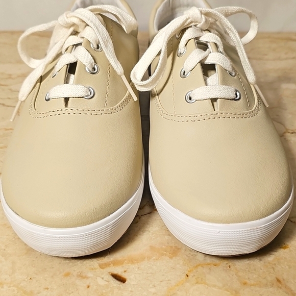 Grasshoppers Womens Tan Leather Lace-up Sneakers Size 9W - Picture 7 of 11